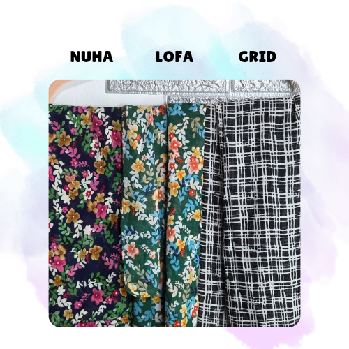 Printed Chiffon Semi Instant Shawl