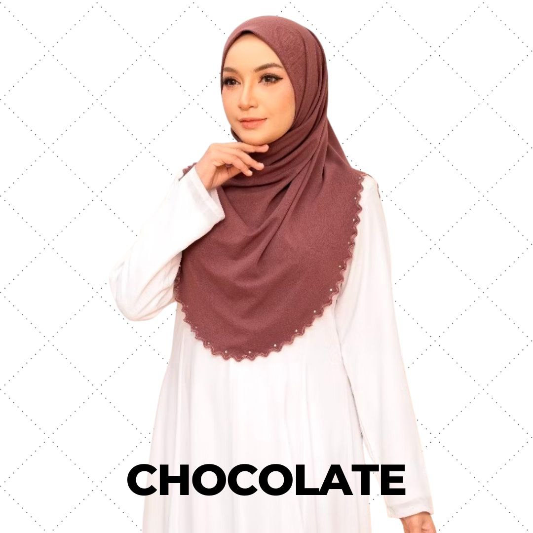 Diamonte Sulam Twist Instant Shawl