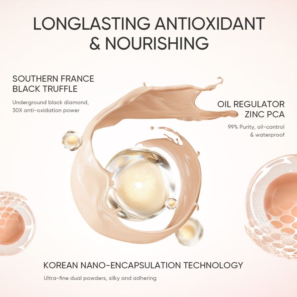 GMEELAN Black Truffle Air Cushion Foundation