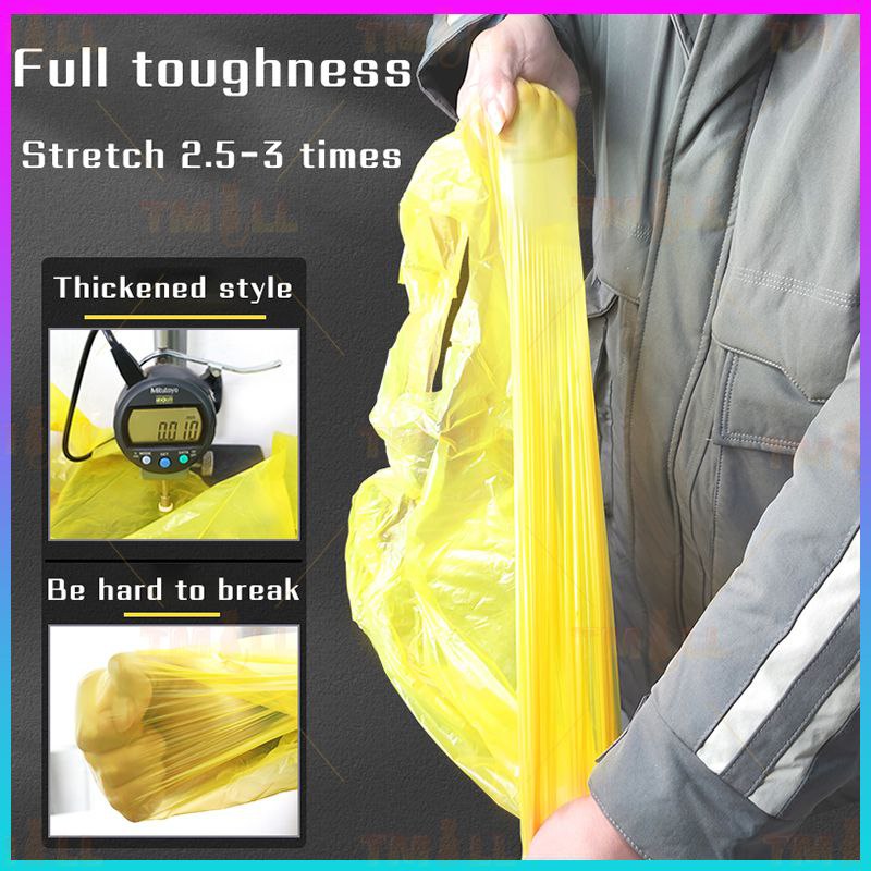 Disposable Garbage Bag with Handle Design