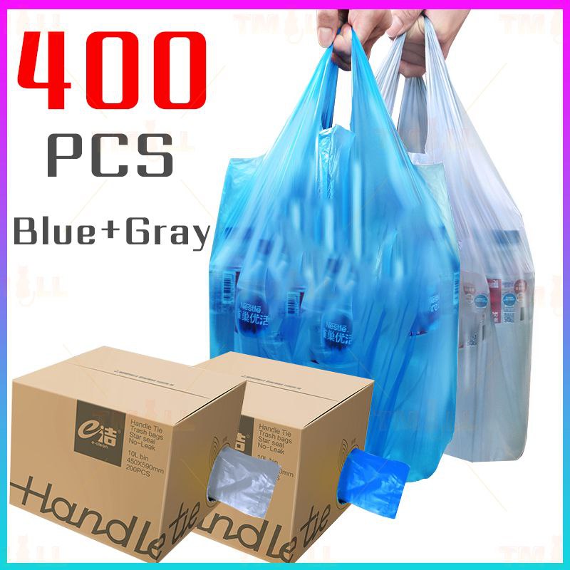 Disposable Garbage Bag with Handle Design