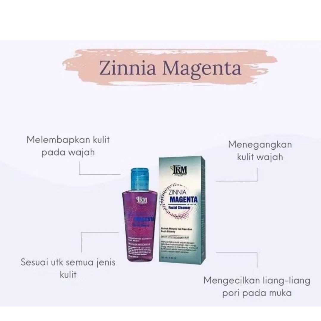 JRM Zinnia Magenta Facial Cleanser (180ml)