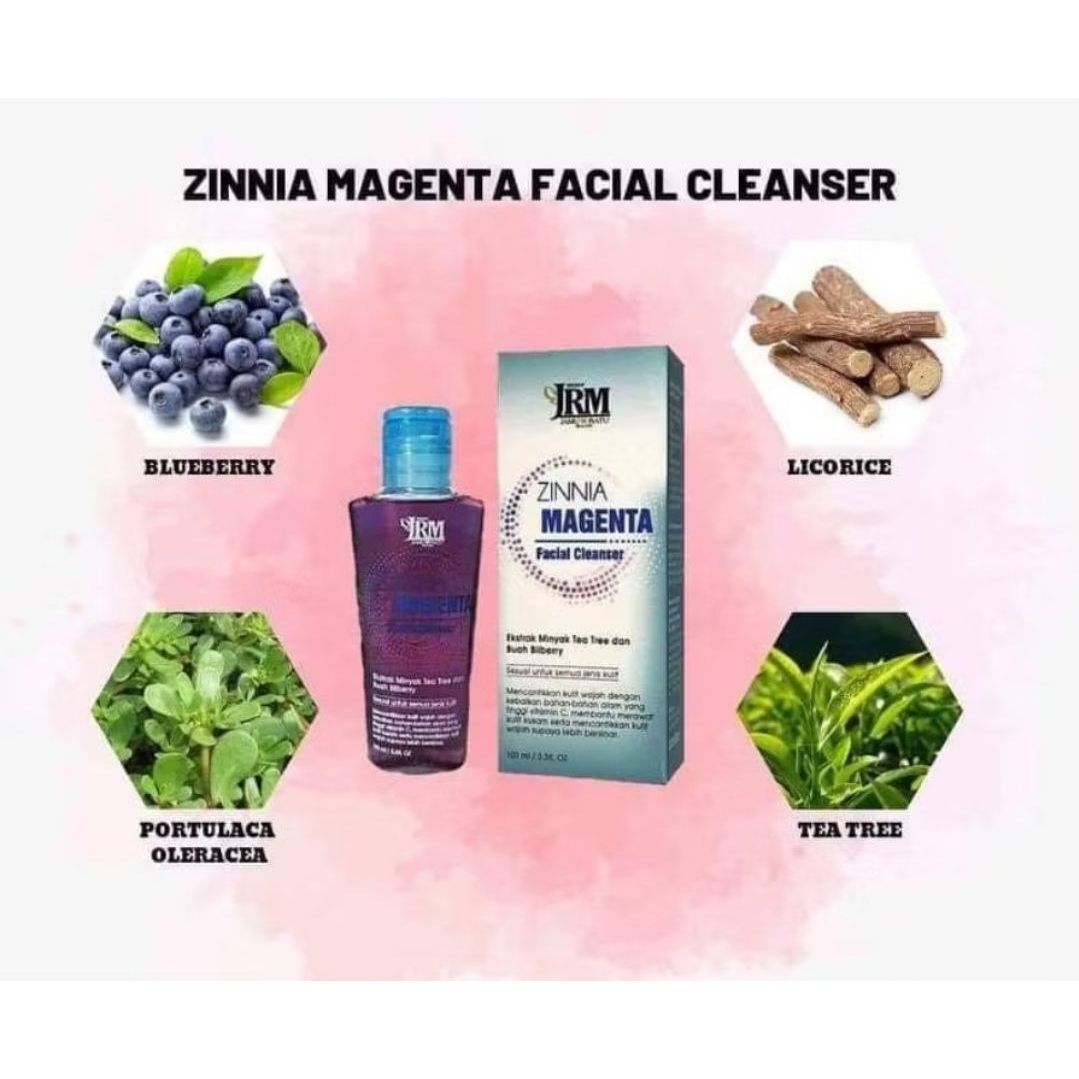 JRM Zinnia Magenta Facial Cleanser (180ml)