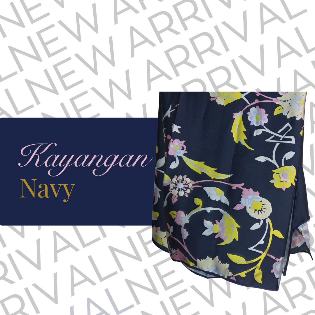 Kayangan Bubble Satin Semi Instant Shawl