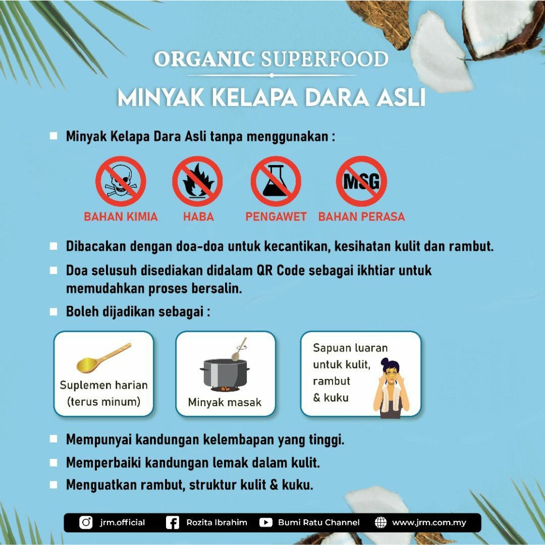 JRM Minyak Kelapa Dara Asli