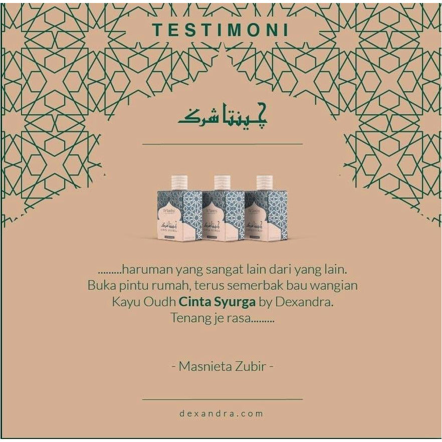 De'Xandra Air Freshener (Cinta Syurga)