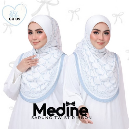 [PO] Medine Twist Ribbon Instant Sarung