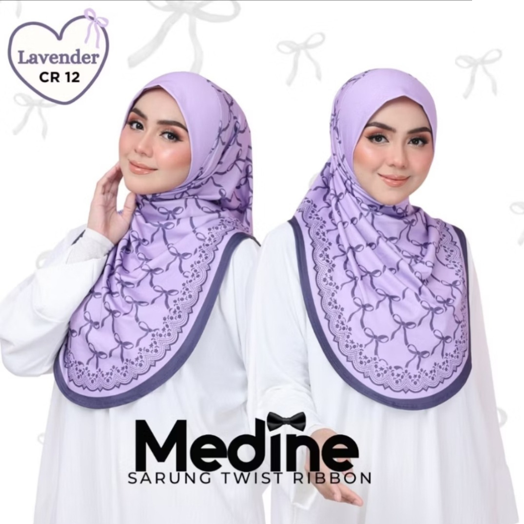 [PO] Medine Twist Ribbon Instant Sarung