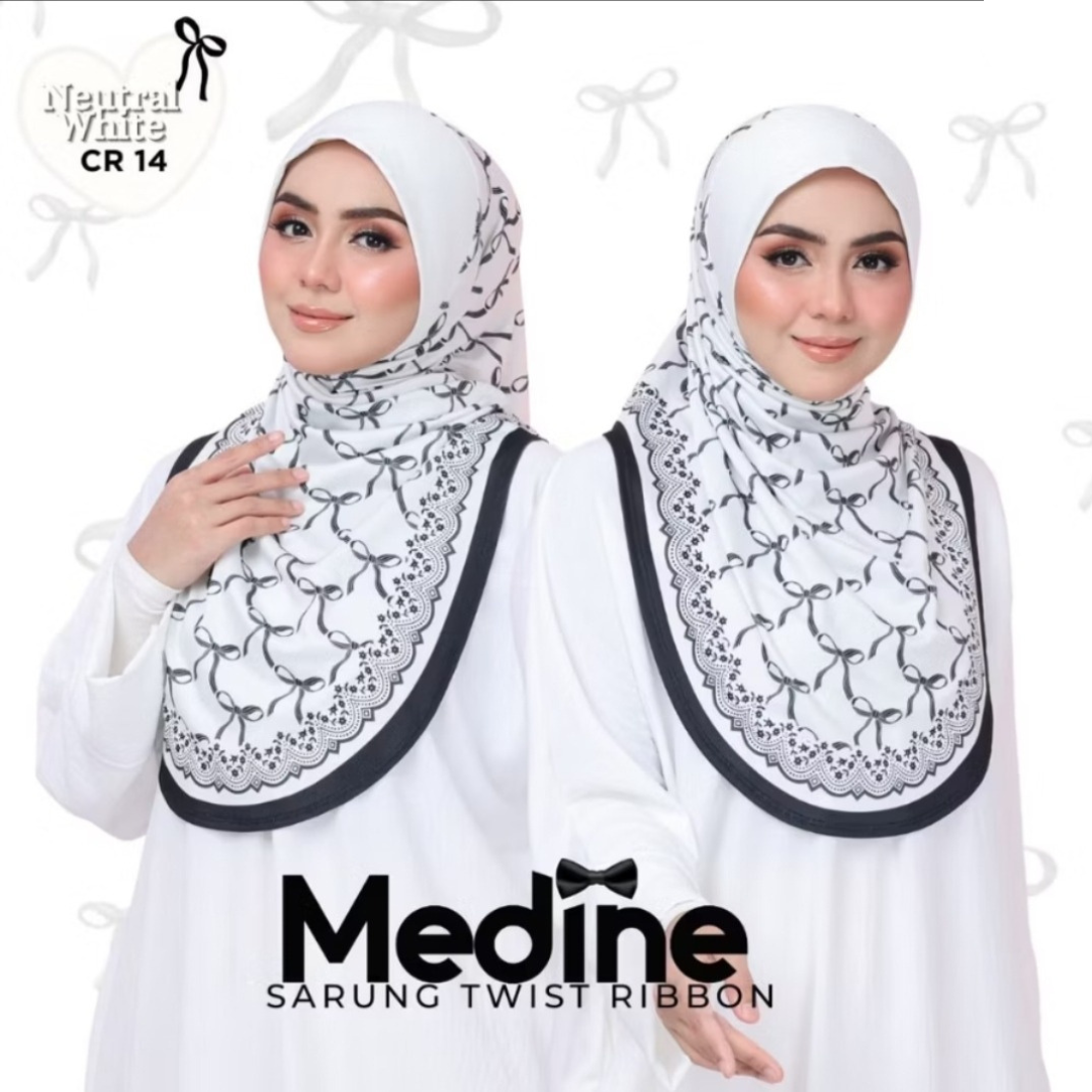 [PO] Medine Twist Ribbon Instant Sarung