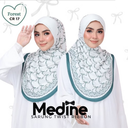 [PO] Medine Twist Ribbon Instant Sarung