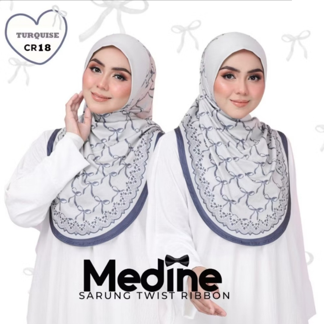 [PO] Medine Twist Ribbon Instant Sarung