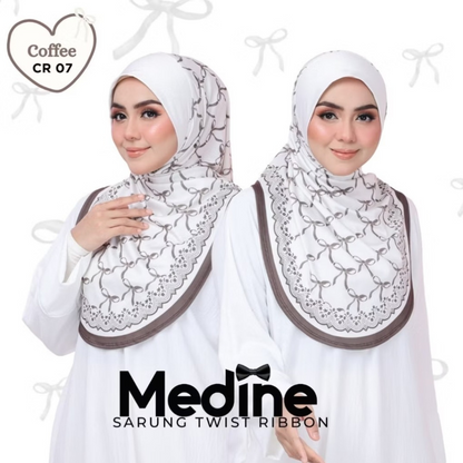 [PO] Medine Twist Ribbon Instant Sarung