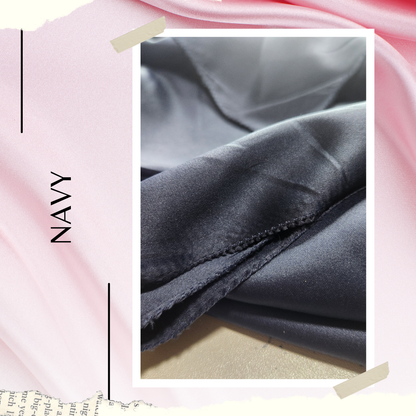 Eyelash Matte Satin Semi Instant Shawl