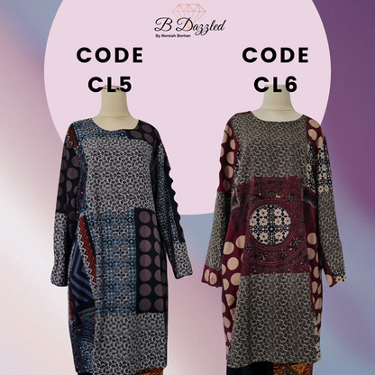 Soft Cotton Linen Tunic Top with Assorted Design