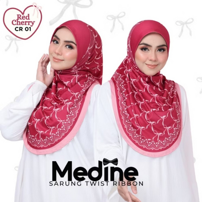 [PO] Medine Twist Ribbon Instant Sarung