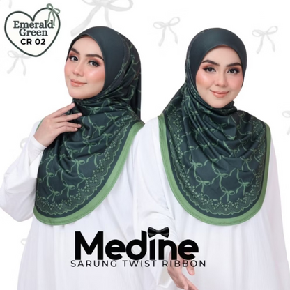 [PO] Medine Twist Ribbon Instant Sarung