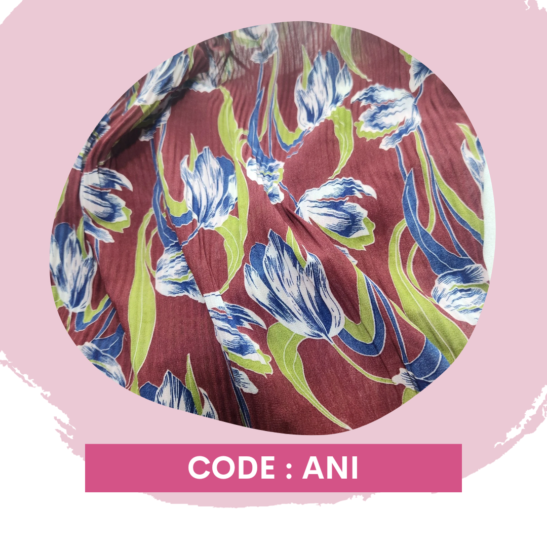 Pleated Chiffon Long Shawl