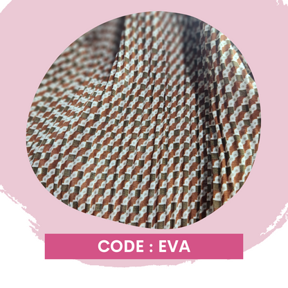 Pleated Chiffon Long Shawl