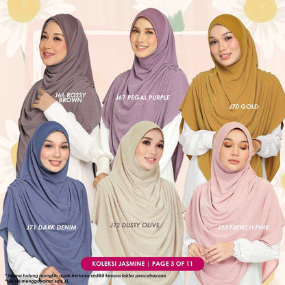 [PO] Tudung Labuh Jasmine Bahu Pleats (Kids)