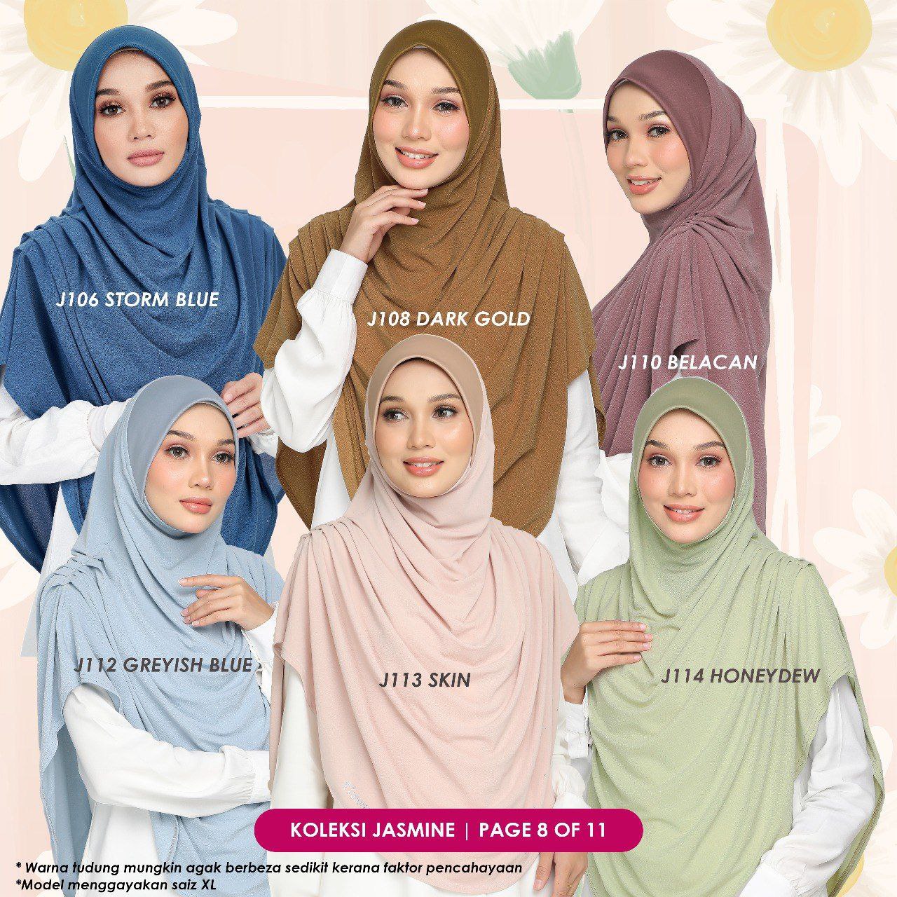 [PO] Tudung Labuh Jasmine Bahu Pleats (Kids)