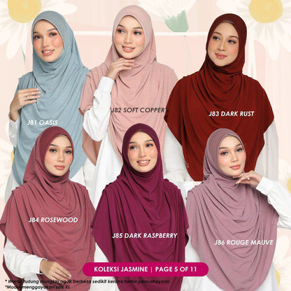 [PO] Tudung Labuh Jasmine Bahu Pleats (Kids)