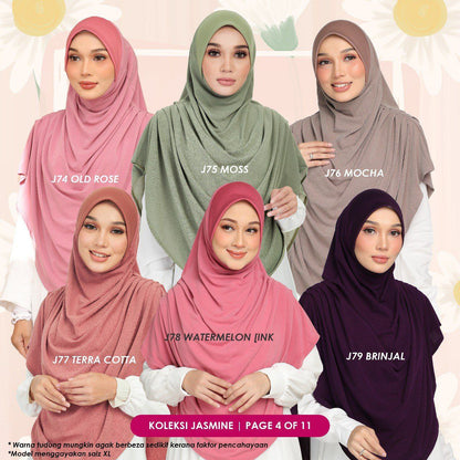 [PO] Tudung Labuh Jasmine Bahu Pleats (Kids)