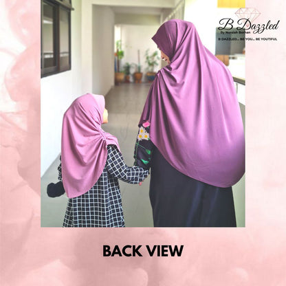 [PO] Tudung Labuh Jasmine Bahu Pleats (Kids)