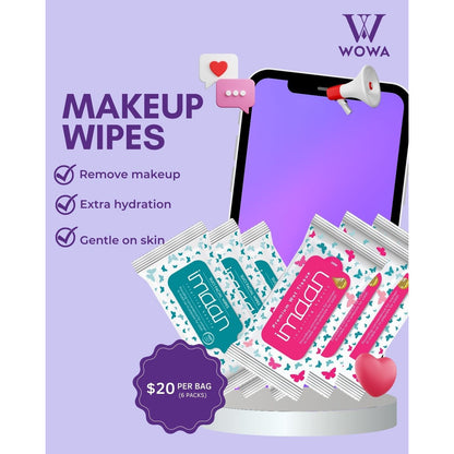 Wowa Facial Wipes (1 pack of 6 packets)