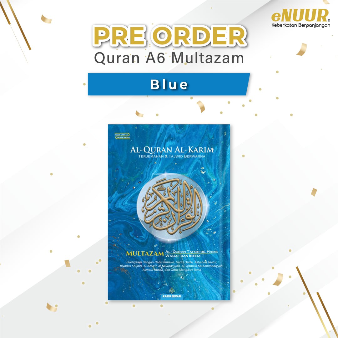 [PO] Al Quran A6 Soft Cover Multazam