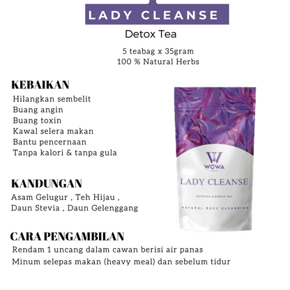 Wowa Lady Cleanse Garcinia and Stevia Tea