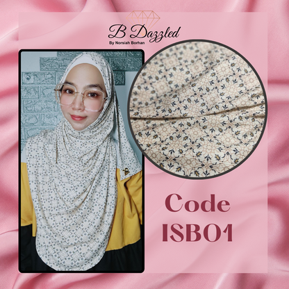 *NEW LAUNCH* Isabelle Printed Ribbed Semi Instant Shawl