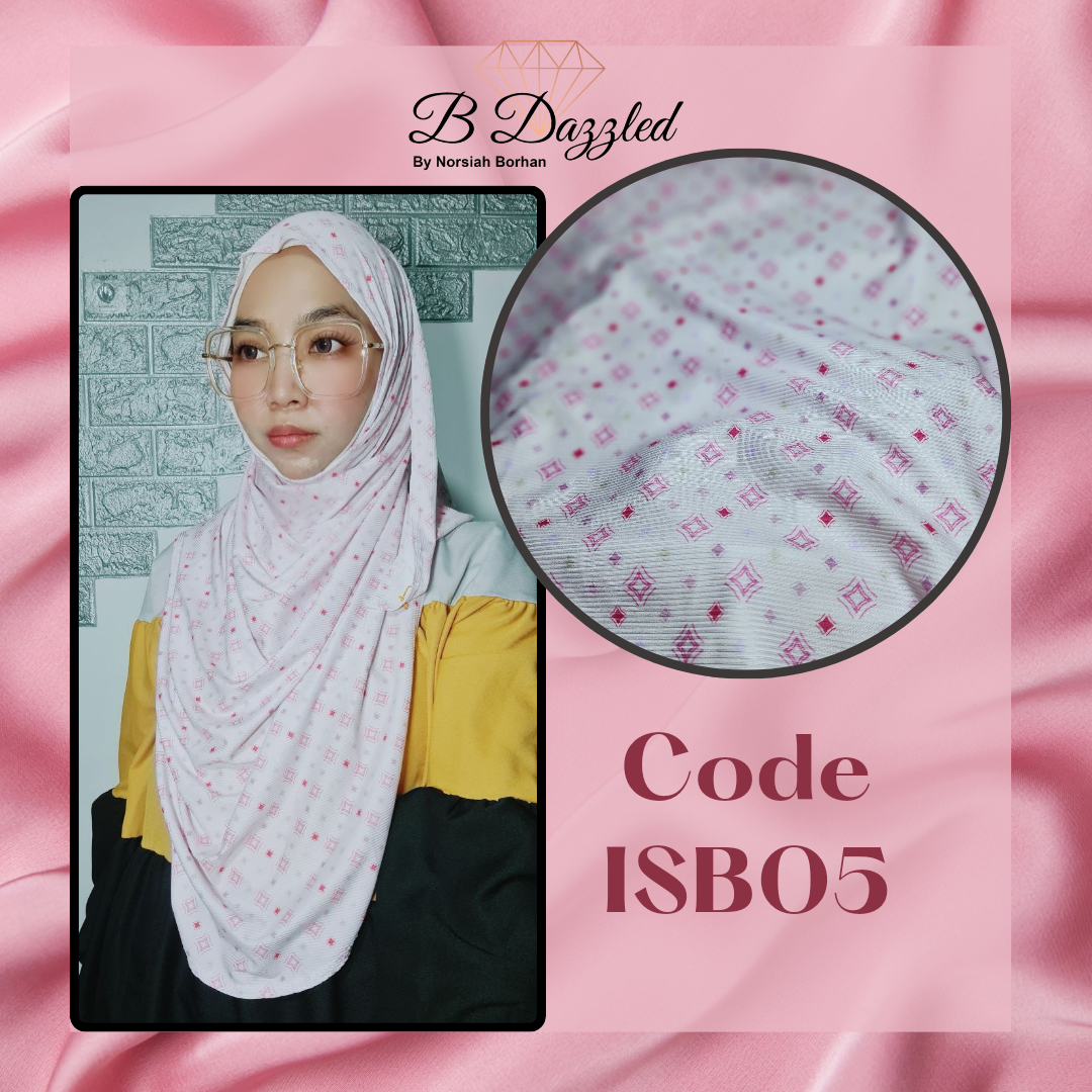 *NEW LAUNCH* Isabelle Printed Ribbed Semi Instant Shawl