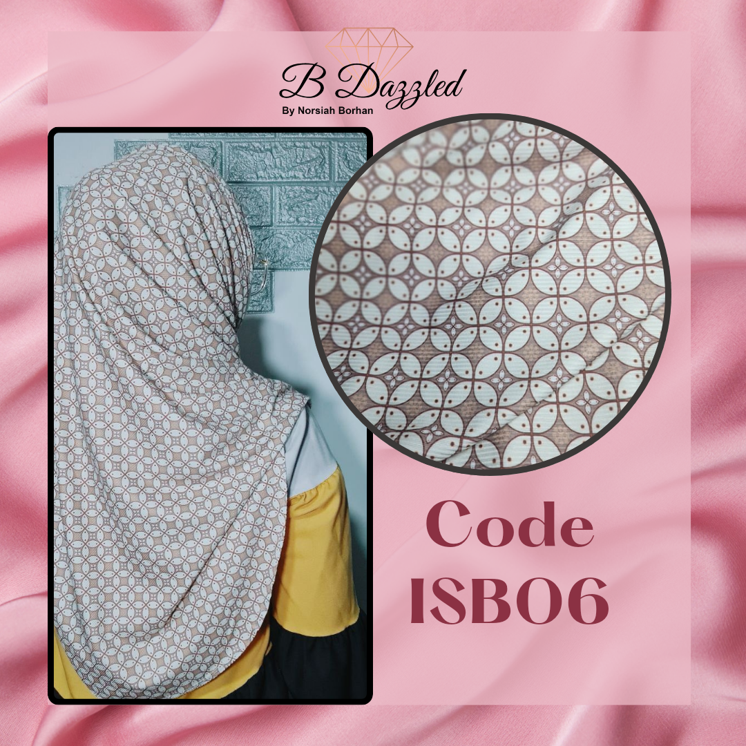 *NEW LAUNCH* Isabelle Printed Ribbed Semi Instant Shawl