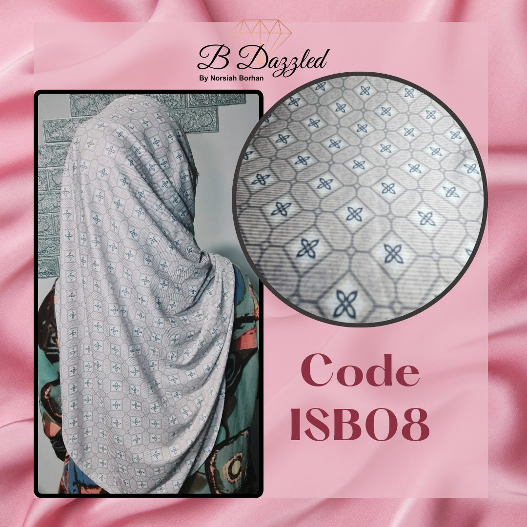 *NEW LAUNCH* Isabelle Printed Ribbed Semi Instant Shawl