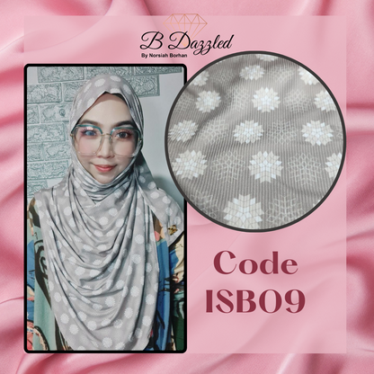 *NEW LAUNCH* Isabelle Printed Ribbed Semi Instant Shawl