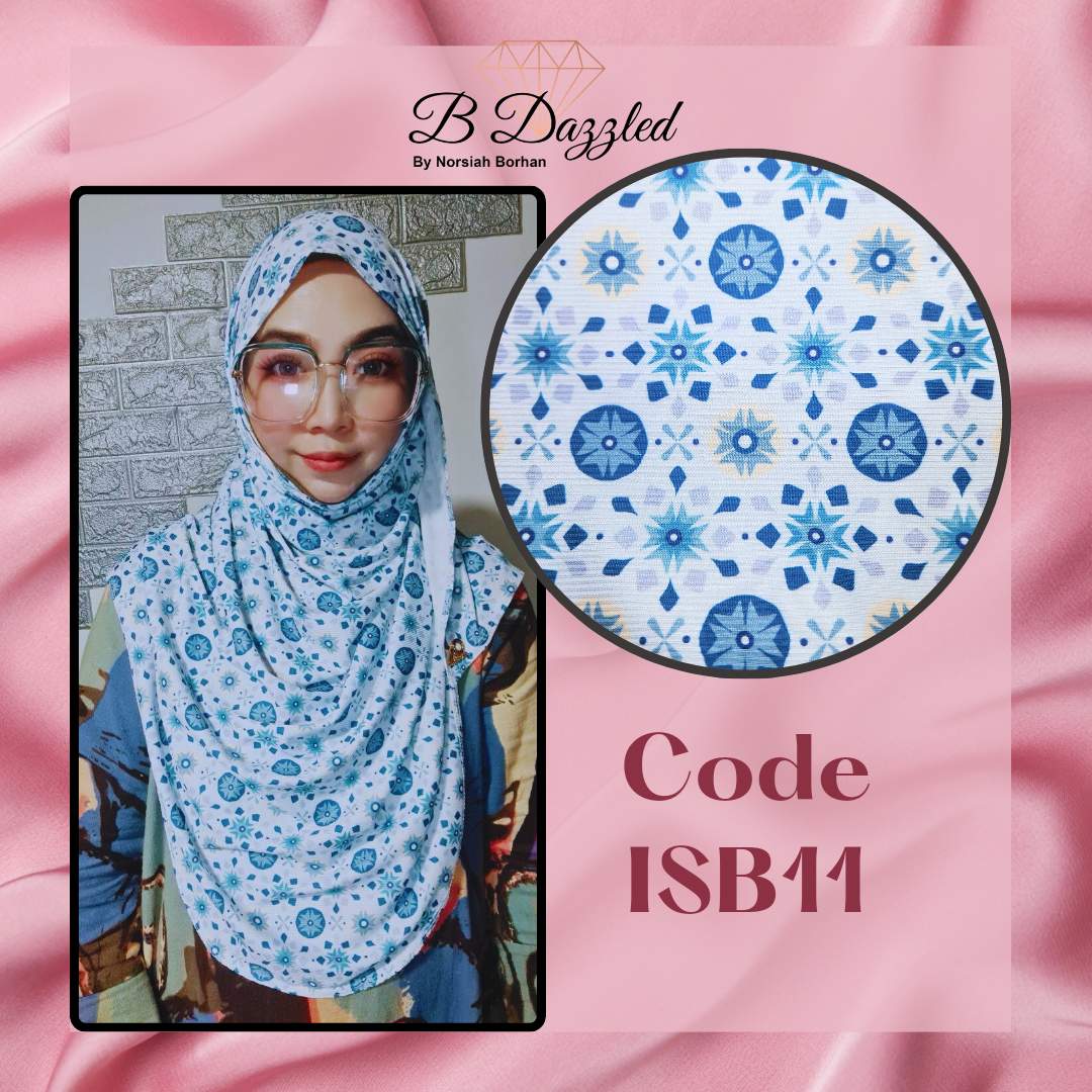 *NEW LAUNCH* Isabelle Printed Ribbed Semi Instant Shawl