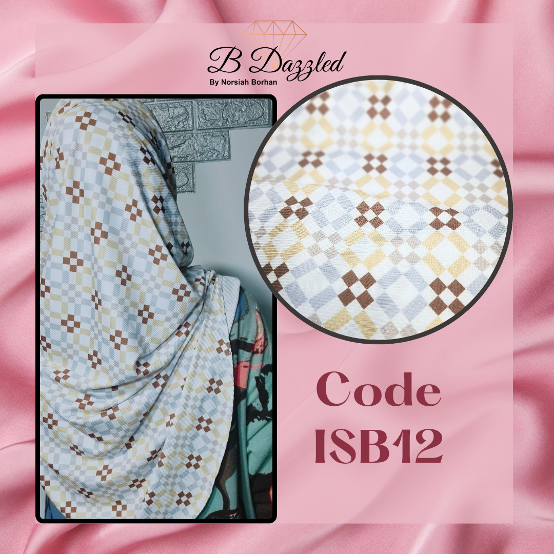 *NEW LAUNCH* Isabelle Printed Ribbed Semi Instant Shawl