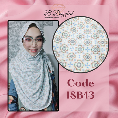 *NEW LAUNCH* Isabelle Printed Ribbed Semi Instant Shawl