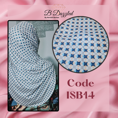 *NEW LAUNCH* Isabelle Printed Ribbed Semi Instant Shawl