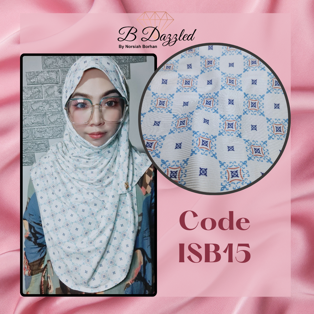 *NEW LAUNCH* Isabelle Printed Ribbed Semi Instant Shawl