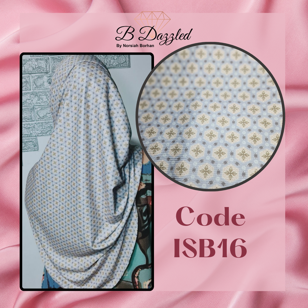 *NEW LAUNCH* Isabelle Printed Ribbed Semi Instant Shawl