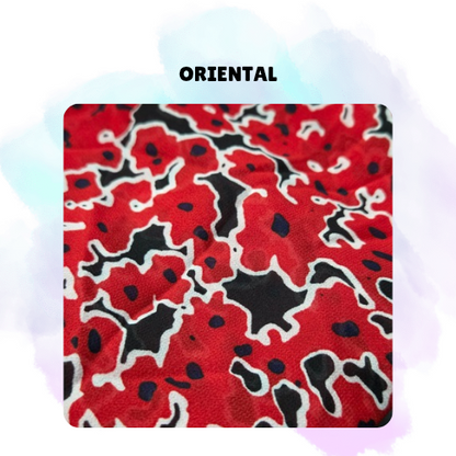 Printed Chiffon Semi Instant Shawl