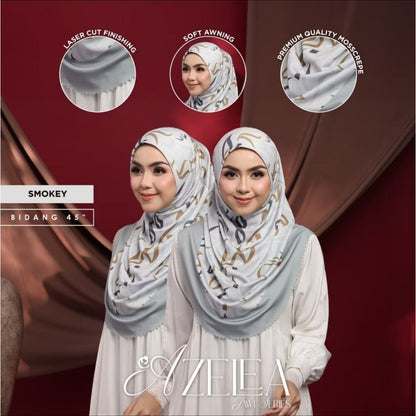 Tudung Sarung Azelea Jawi Series Laser Cut