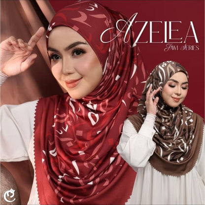 Tudung Sarung Azelea Jawi Series Laser Cut