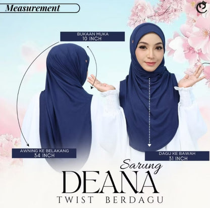 *NEW LAUNCH* Deana Dagu Instant Twist Sarung