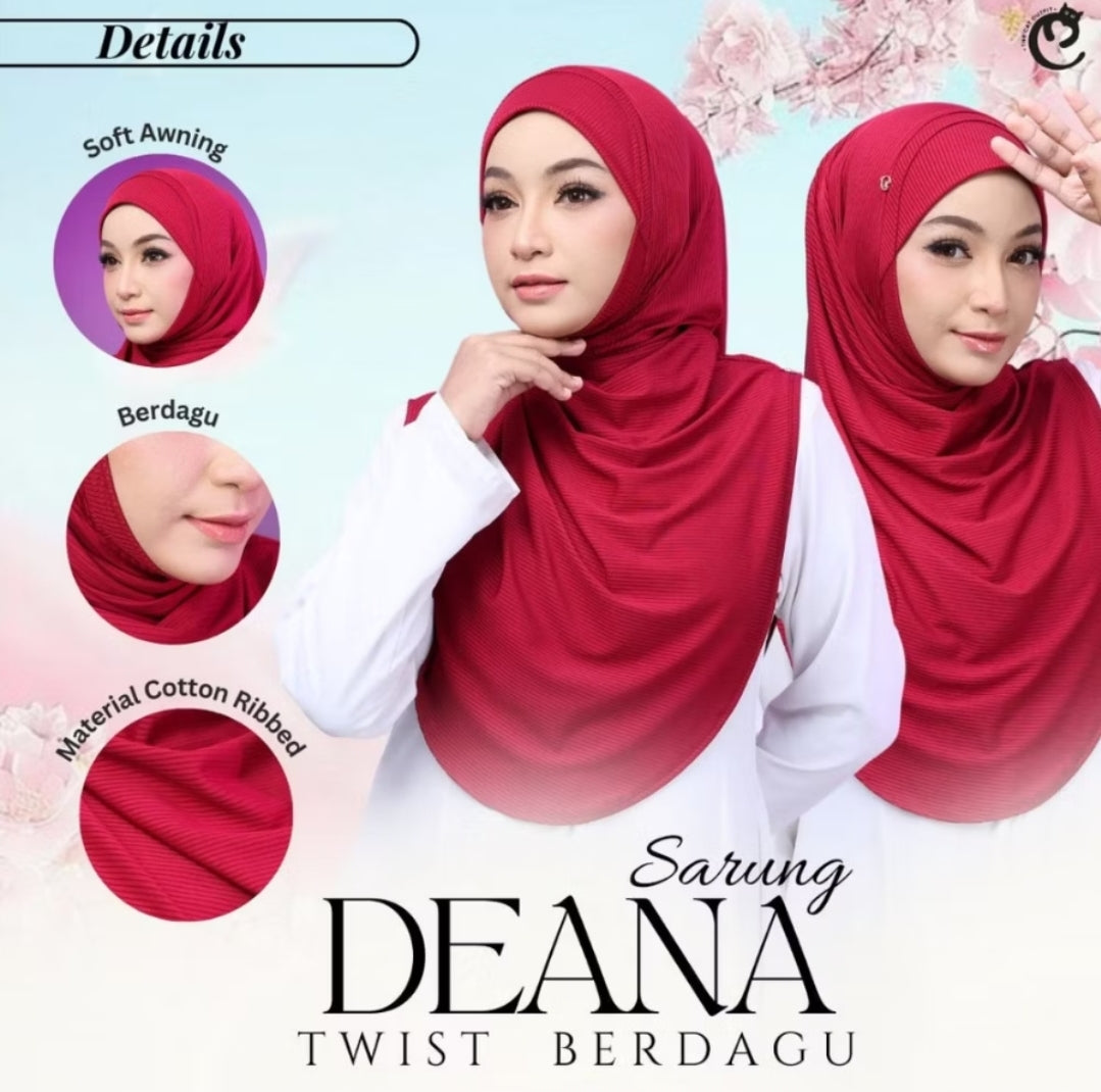 *NEW LAUNCH* Deana Dagu Instant Twist Sarung