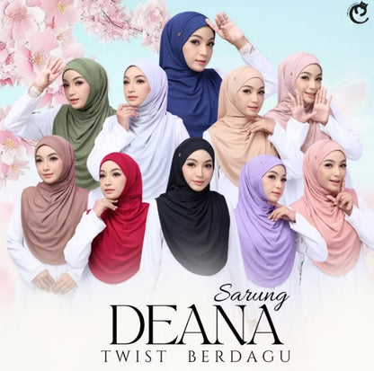 *NEW LAUNCH* Deana Dagu Instant Twist Sarung