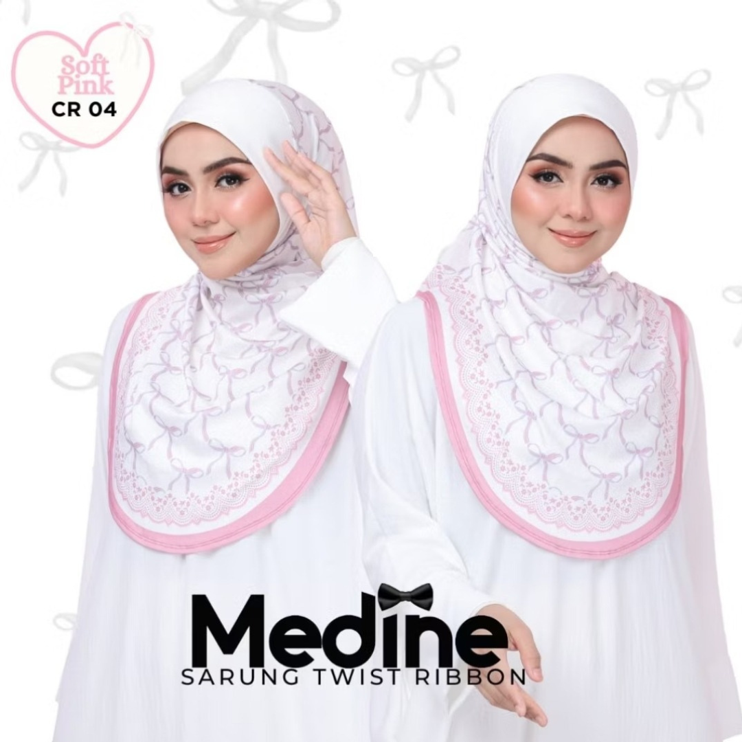 [PO] Medine Twist Ribbon Instant Sarung