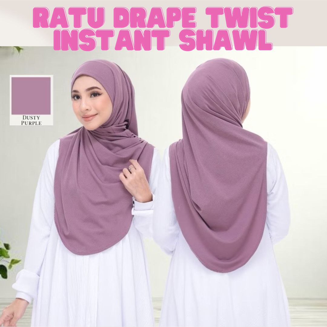 Ratu Drape Twist Instant Shawl