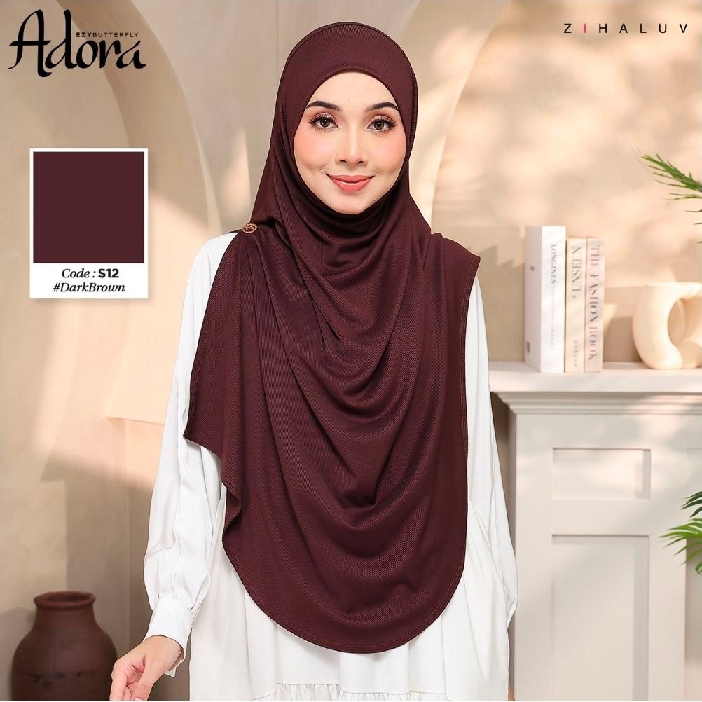 Tudung Sarung Adora EZY Butterfly by Zihaluv